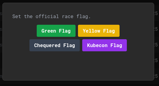 Race Director Control Panel