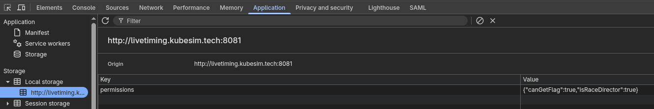 Modified local storage